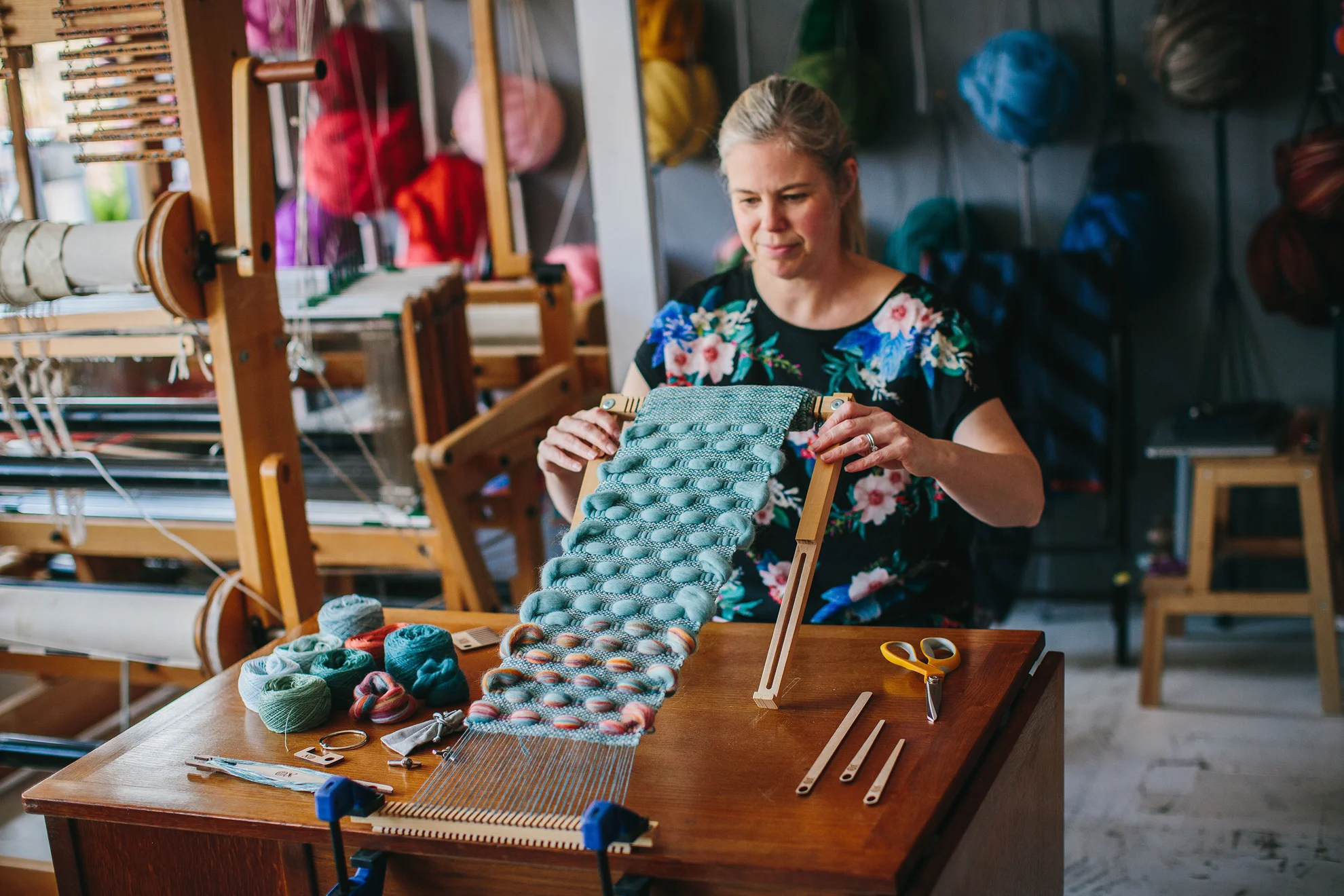Weaving Loom Kit DIY Multifunctional Woven Weaving Tools Suit for Kids